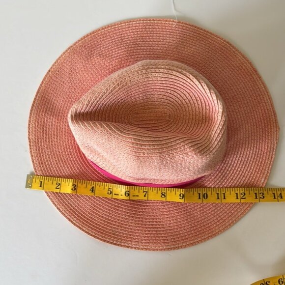Theodora Callum Pink Floppy Hat Barbiecore Resort Beach Summer Hat - Picture 9 of 10